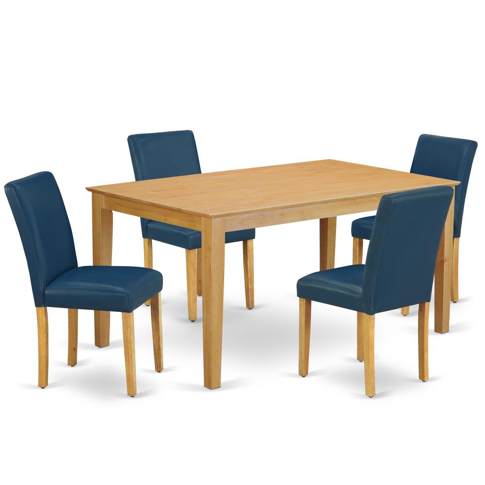 Dining Room Set Oak CAAB5-OAK-55 By East West Furniture | Dining Sets | Modishstore - 2