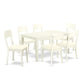 Dining Room Set Linen White CAAD7-LWH-LC By East West Furniture | Dining Sets | Modishstore - 2