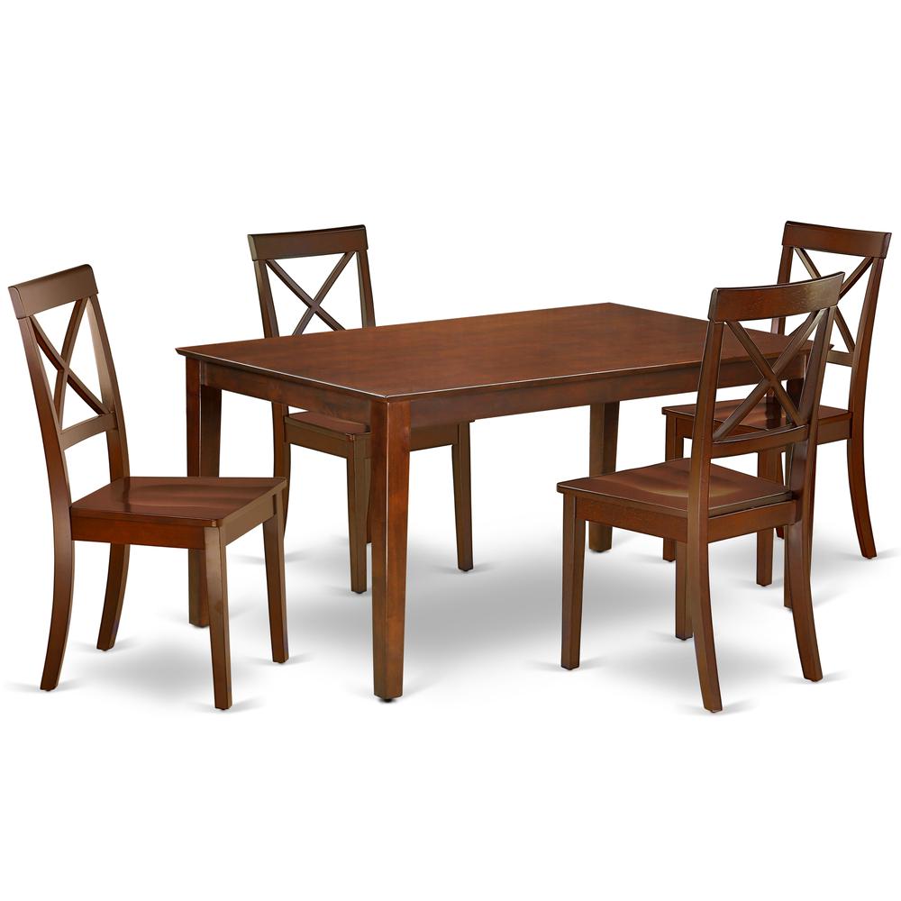 Dining Room Set Mahogany CABO5-MAH-W By East West Furniture | Dining Sets | Modishstore - 2