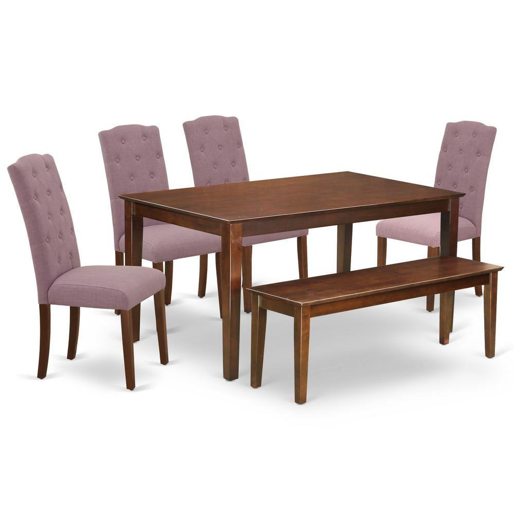 Dining Room Set Mahogany CACE6-MAH-10 By East West Furniture | Dining Sets | Modishstore - 2