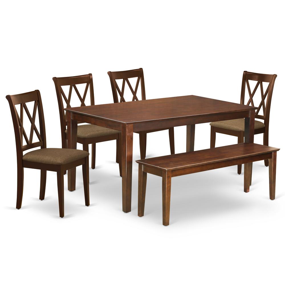 Dining Room Set Mahogany CACL6-MAH-C By East West Furniture | Dining Sets | Modishstore - 2