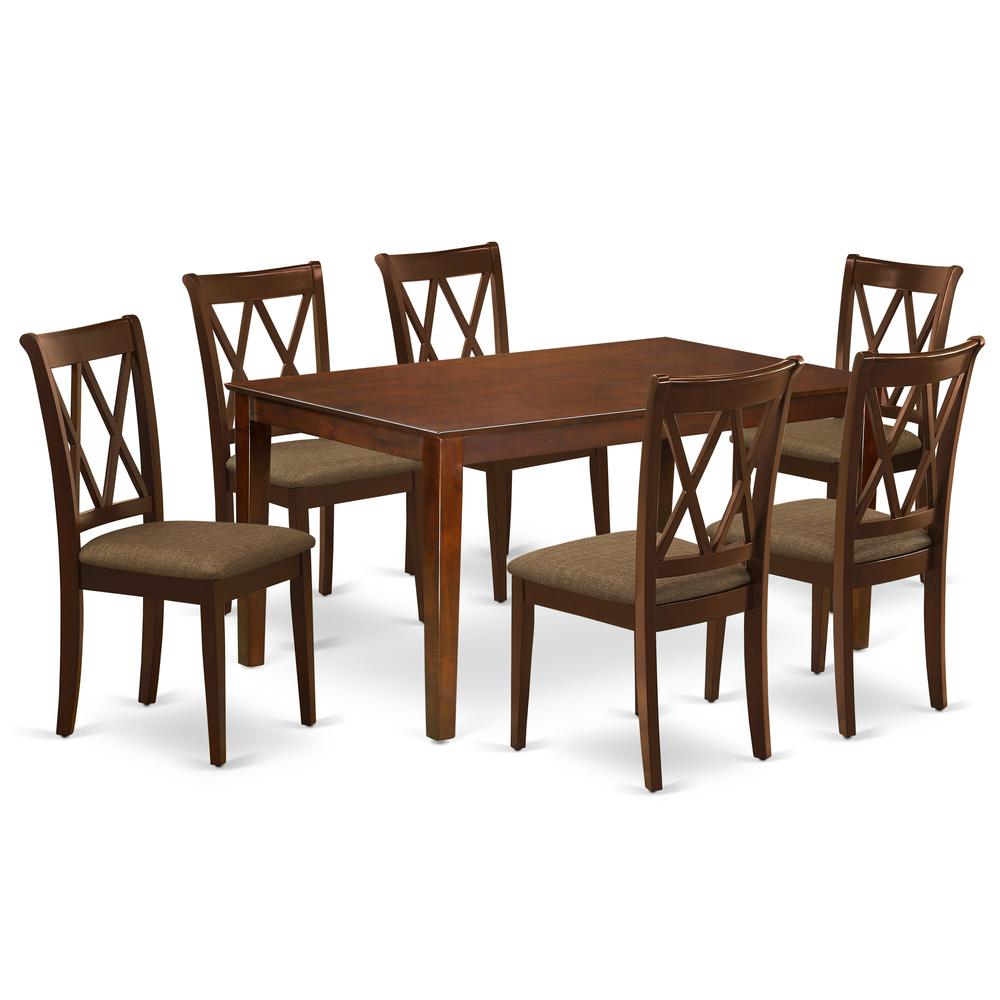 Dining Room Set Mahogany CACL7-MAH-C By East West Furniture | Dining Sets | Modishstore - 2