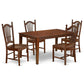 Dining Room Set Mahogany CADO5-MAH-W By East West Furniture | Dining Sets | Modishstore - 2