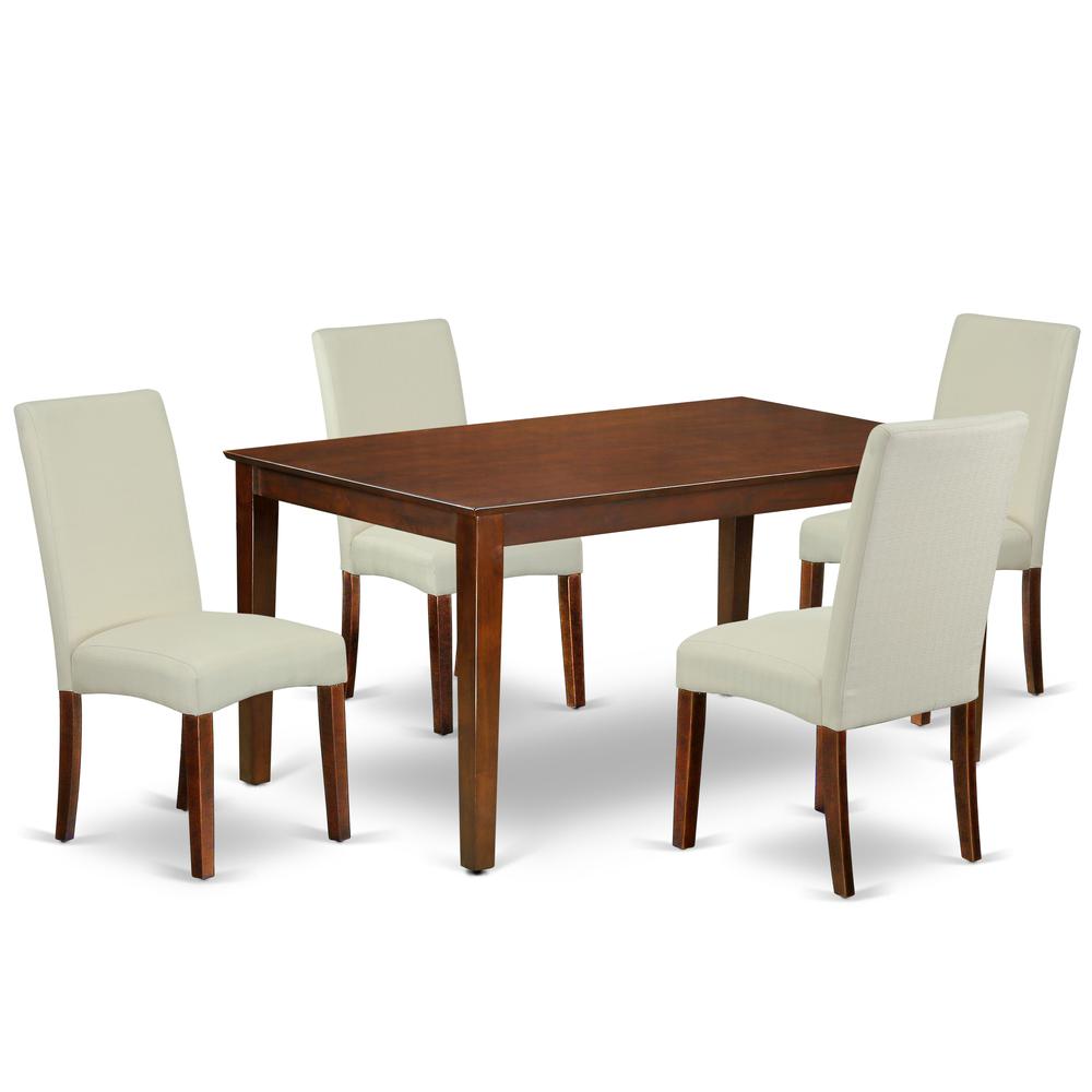 Dining Room Set Mahogany CADR5-MAH-01 By East West Furniture | Dining Sets | Modishstore - 2