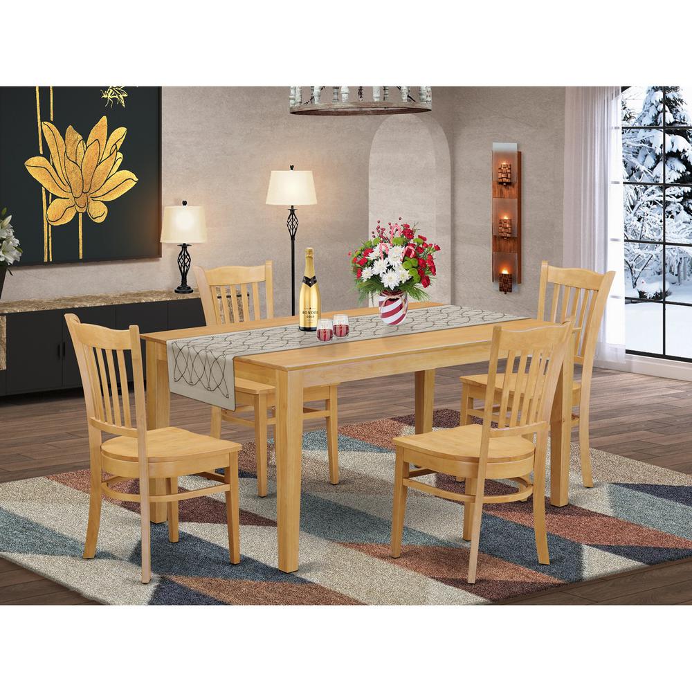 5 Pc Dining Room Set For 4 - Dining Table And 4 Dining Chairs By East West Furniture | Dining Sets | Modishstore