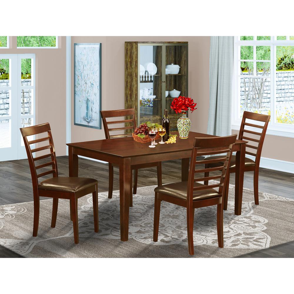 5 Pc Dining Set-Dining Table And 4 Chairs By East West Furniture | Dining Sets | Modishstore