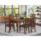 7 Pc Dining Set- Dining Table And 6 Dining Chairs By East West Furniture | Dining Sets | Modishstore