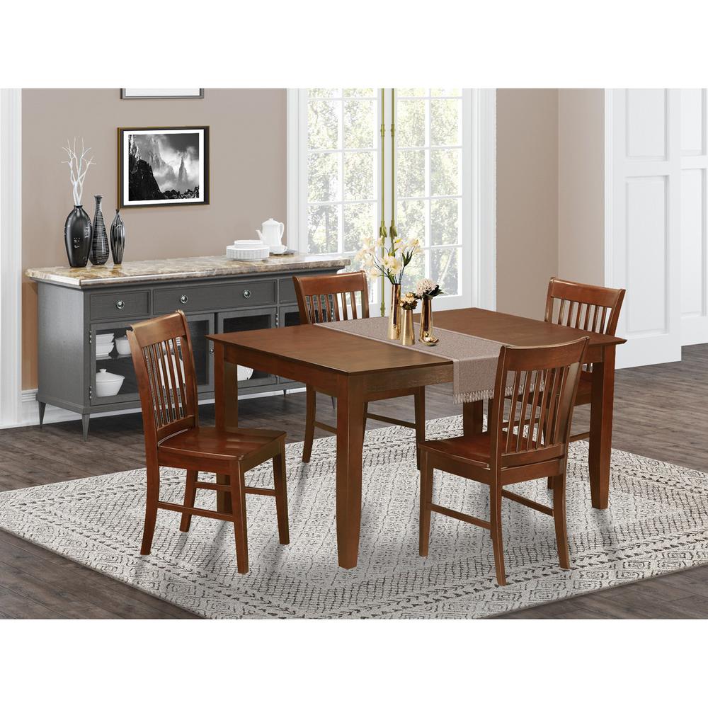 5 Pc Dining Set-Dining Table With 4 Kitchen Dining Chairs By East West Furniture | Dining Sets | Modishstore