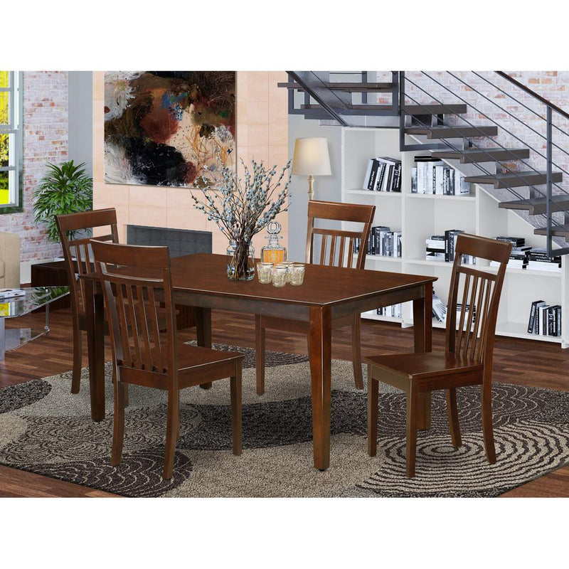 5 Pc Dining Room Set-Table And 4 Kitchen Chairs By East West Furniture | Dining Sets | Modishstore