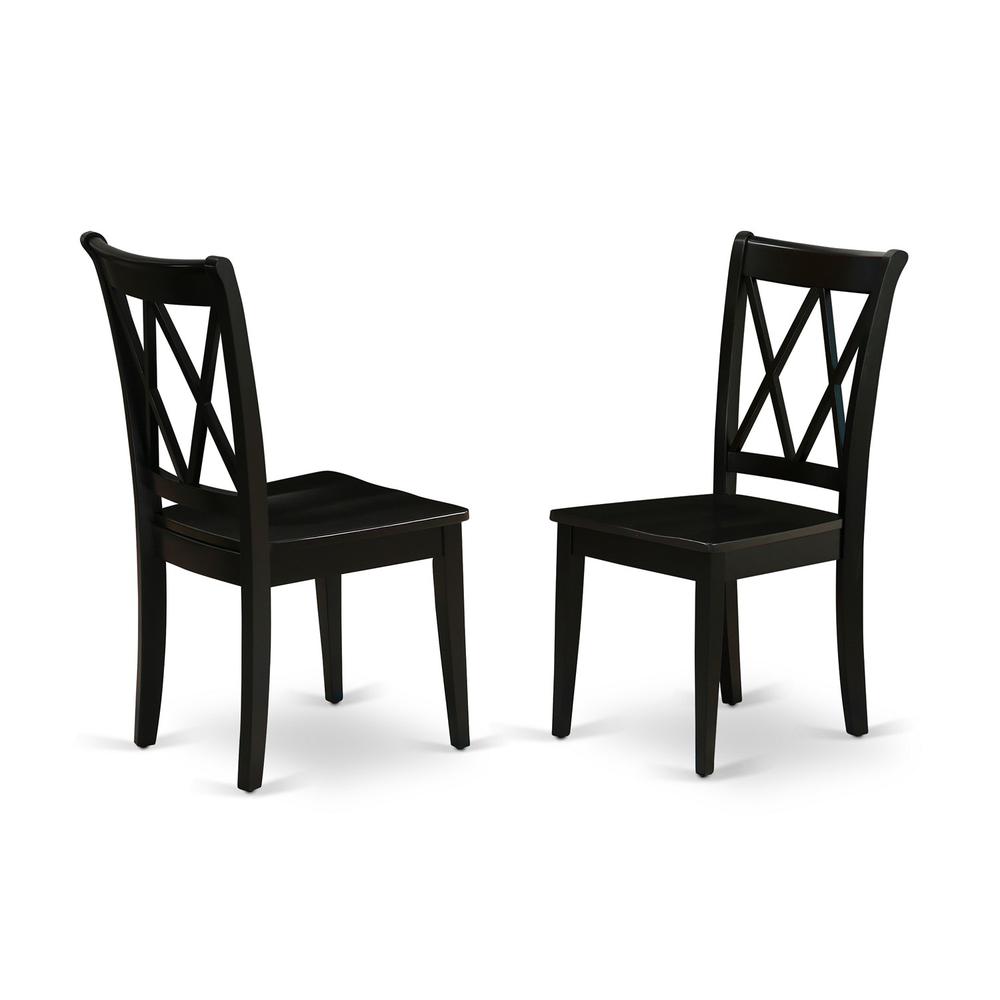 Dining Room Set Black WECL5-BLK-W By East West Furniture | Dining Sets | Modishstore - 4