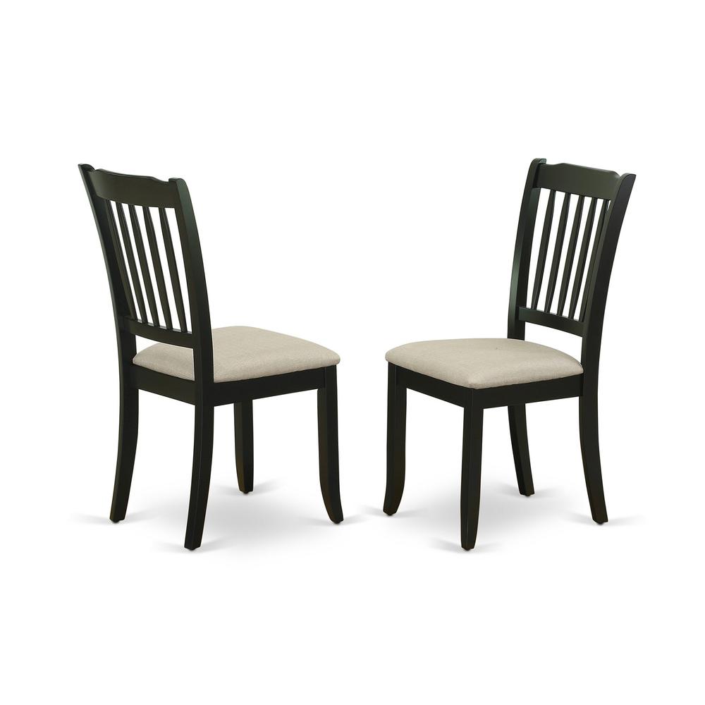 Dining Table - Dining Chairs NODA5 - BLK - C By East West Furniture | Dining Sets | Modishstore - 4