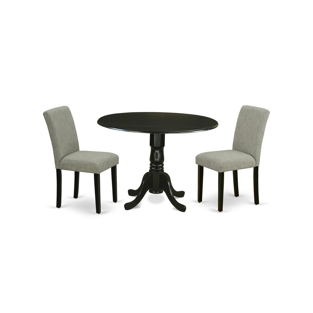 Dining Room Set Black DLAB3-BLK-06 By East West Furniture | Dining Sets | Modishstore - 2
