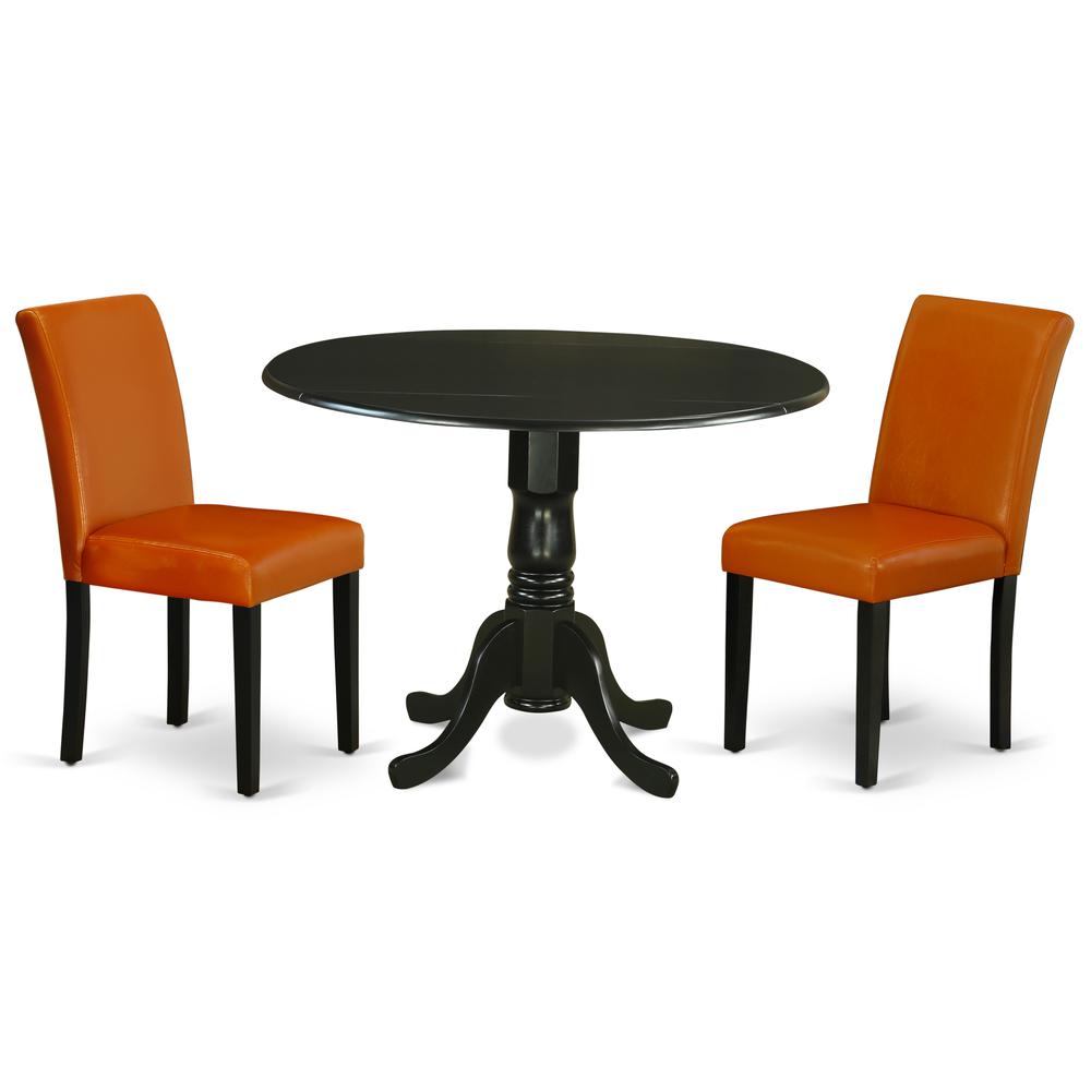 Dining Room Set Black DLAB3-BLK-61 By East West Furniture | Dining Sets | Modishstore - 2