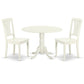 Dining Room Set Linen White DLAV3-LWH-W By East West Furniture | Dining Sets | Modishstore - 2