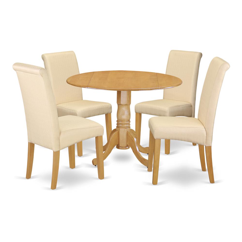 Dining Room Set Oak DLBA5-OAK-02 By East West Furniture | Dining Sets | Modishstore - 2