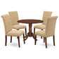 Dining Room Set Mahogany DLBR5-MAH-04 By East West Furniture | Dining Sets | Modishstore - 2
