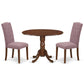Dining Room Set Mahogany DLCE3-MAH-10 By East West Furniture | Dining Sets | Modishstore - 2
