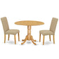 Dining Room Set Oak DLDR3 - OAK - 16 By East West Furniture | Dining Sets | Modishstore - 2