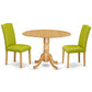 Dining Room Set Oak DLEN3 - OAK - 51 By East West Furniture | Dining Sets | Modishstore - 2