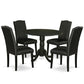 Dining Room Set Black DLEN5-BLK-69 By East West Furniture | Dining Sets | Modishstore - 2