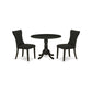 Dining Room Set Wirebrushed Black DLGA3 - ABK - 24 By East West Furniture | Dining Sets | Modishstore - 2
