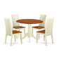 Dining Room Set Buttermilk & Cherry DLIP5-BMK-W By East West Furniture | Dining Sets | Modishstore - 2