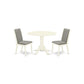 Dining Room Set Linen White DLLA3 - WHI - 06 By East West Furniture | Dining Sets | Modishstore - 2