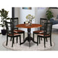 5 Pc Kitchen Table Set-Dining Table And 4 Wood Kitchen Chairs By East West Furniture - Dlni5-Bch-Lc | Dining Sets | Modishstore