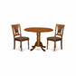 3 Pc Kitchen Nook Dining Set-Small Kitchen Table And 2 Dining Chairs By East West Furniture | Dining Sets | Modishstore