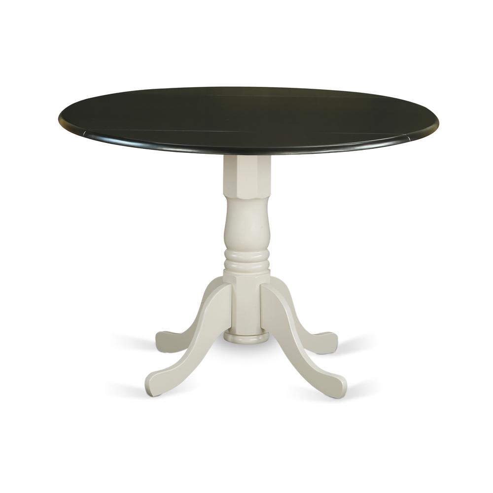 Dining Table Black & Linen White DLT-BLW-TP By East West Furniture | Dining Tables | Modishstore - 2