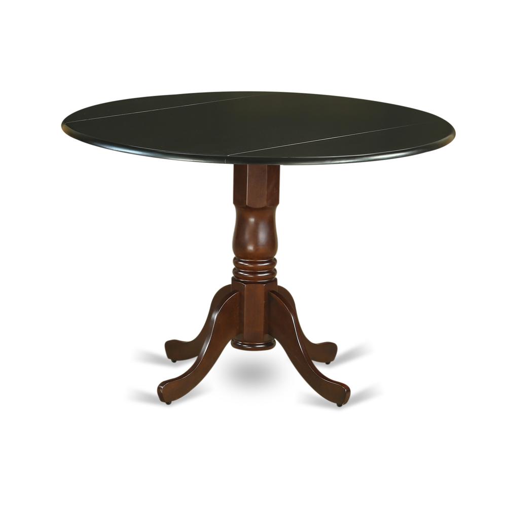 Dining Table Black & Mahogany DLT-BMA-TP By East West Furniture | Dining Tables | Modishstore - 2