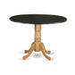 Dining Table Black & Oak DLT-BOK-TP By East West Furniture | Dining Tables | Modishstore - 2