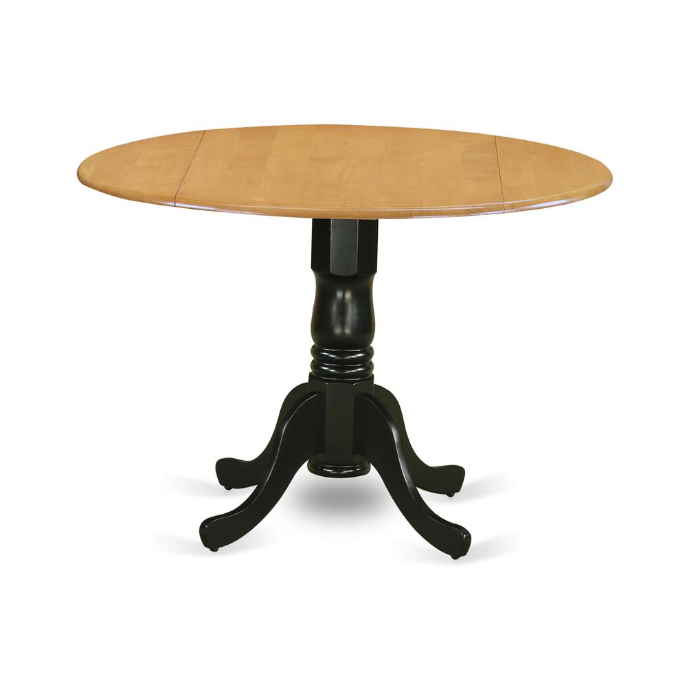 Dining Table Oak & Black DLT-OBK-TP By East West Furniture | Dining Tables | Modishstore - 2