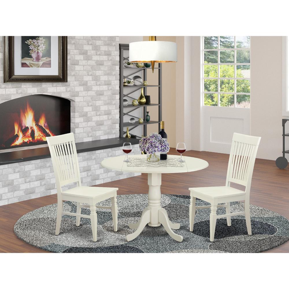3 Pc Dining Room Set For 2-Kitchen Table And 2 Kitchen Dining Chairs By East West Furniture | Dining Sets | Modishstore
