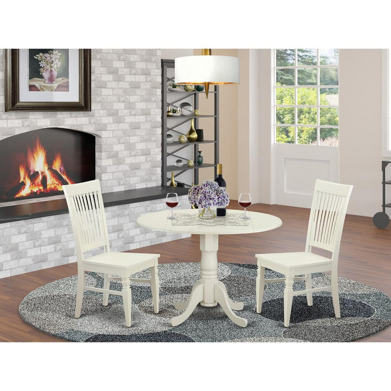 3 Pc Dining Room Set For 2-Kitchen Table And 2 Kitchen Dining Chairs By East West Furniture | Dining Sets | Modishstore