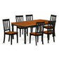 Dining Room Set Black & Cherry DOAN7-BCH-W By East West Furniture | Dining Sets | Modishstore - 2