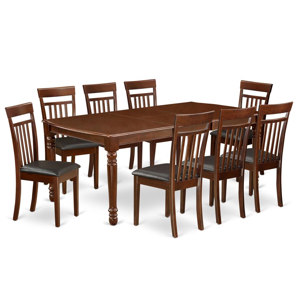 Dining Room Set Mahogany DOCA9-MAH-LC By East West Furniture | Dining Sets | Modishstore - 2