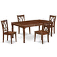Dining Room Set Mahogany DOCL5 - MAH - C By East West Furniture | Dining Sets | Modishstore - 2