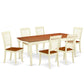 Dining Room Set Buttermilk & Cherry DODA7-BMK-W By East West Furniture | Dining Sets | Modishstore - 2