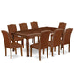 Dining Room Set Mahogany DOEN9-MAH-66 By East West Furniture | Dining Sets | Modishstore - 2
