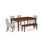 Dining Room Set Mahogany DOFR6 - MAH - 05 By East West Furniture | Dining Sets | Modishstore - 2
