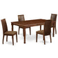 Dining Room Set Mahogany DOIP5-MAH-C By East West Furniture | Dining Sets | Modishstore - 2
