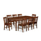 Dining Room Set Mahogany DONO9-MAH-W By East West Furniture | Dining Sets | Modishstore - 2