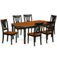 Dining Room Set Black & Cherry DOPL7-BCH-W By East West Furniture | Dining Sets | Modishstore - 2