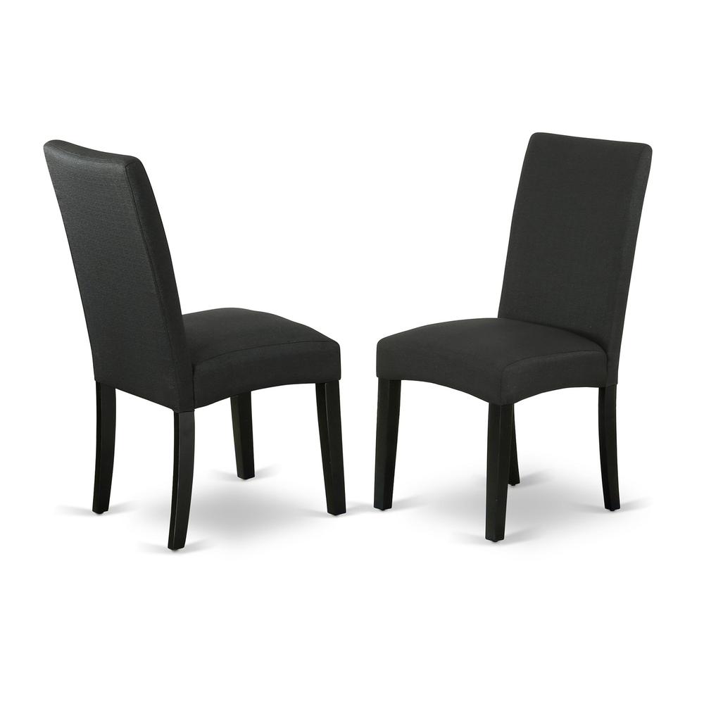Dining Room Set Black WEDR5 - BLK - 24 By East West Furniture | Dining Sets | Modishstore - 4