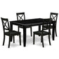 Dining Room Set Black DUBO5-BLK-W By East West Furniture | Dining Sets | Modishstore - 2