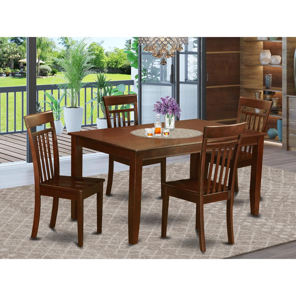 5 Pc Kitchen Table Set For 4-Kitchen Table And 4 Kitchen Chairs By East West Furniture | Dining Sets | Modishstore