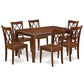 Dining Room Set Mahogany DUCL7-MAH-W By East West Furniture | Dining Sets | Modishstore - 2