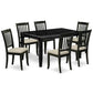 Dining Room Set Black DUDA7-BLK-C By East West Furniture | Dining Sets | Modishstore - 2