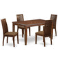 Dining Room Set Mahogany DUIP5-MAH-C By East West Furniture | Dining Sets | Modishstore - 2